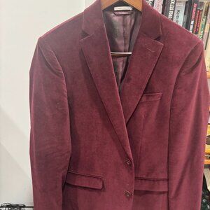 Men's Velvet Suit Coat